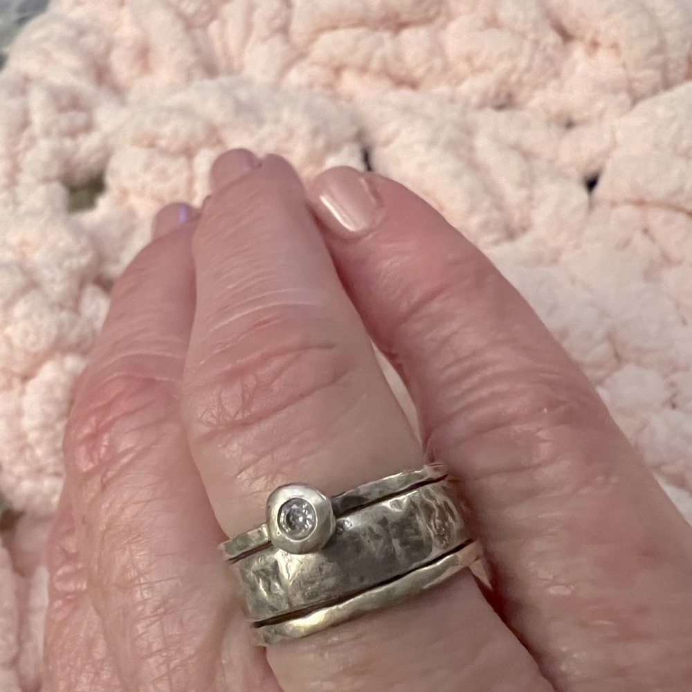 Silpada set of 3 stack rings